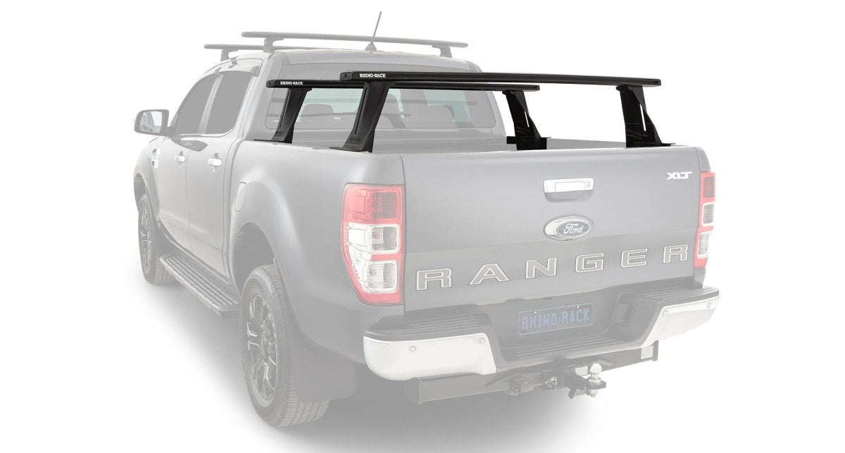 Kit 2 barres de benne 1500 mm système Reconn-Deck Ford Ranger T6/T7/T8 (2011-2022) - RHINO-RACK - Ford Ranger 2012-2022