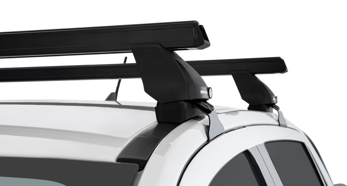 Kit 2 barres de toit Heavy Duty noire 1250mm série 2500 Ford Ranger/Raptor 2012-2022 - RHINO-RACK - Ford Ranger 2012-2022