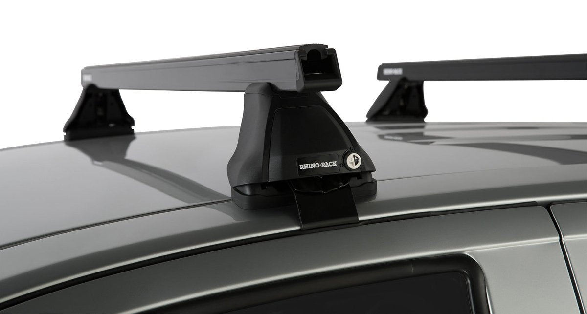 Kit 2 barres de toit Heavy Duty noire 1375mm série 2500 Isuzu D-Max Gen II TF (SX) 2016-2020 - RHINO-RACK - Isuzu Dmax 2012-2020