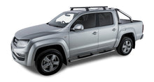 Kit 2 barres de toit noire 1375mm Heavy Duty avec pieds RCH Volkswagen Amarok 2H 2011-2023 - RHINO-RACK - VW Amarok 2011-2022