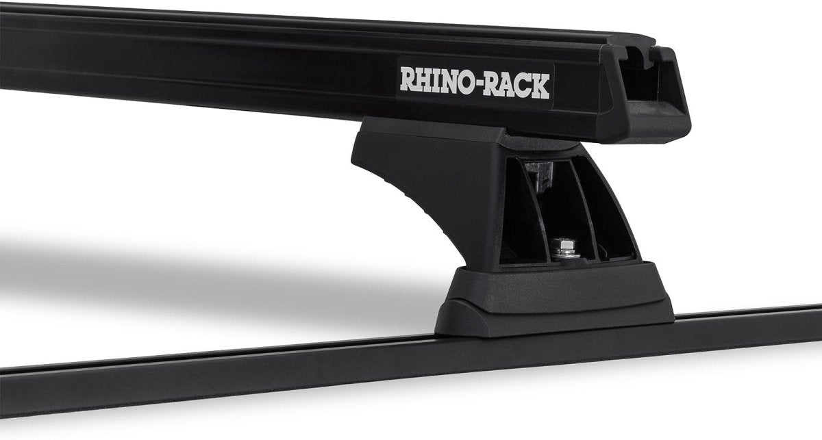 Kit 2x Barres de Toit 1260mm + RCH Trackmount - RHINO-RACK - Nissan Navara D22