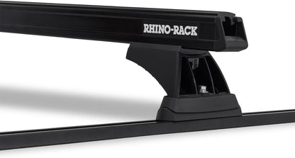 Kit 2x Barres de Toit 1260mm + RCH Trackmount - RHINO-RACK - Nissan Navara D22