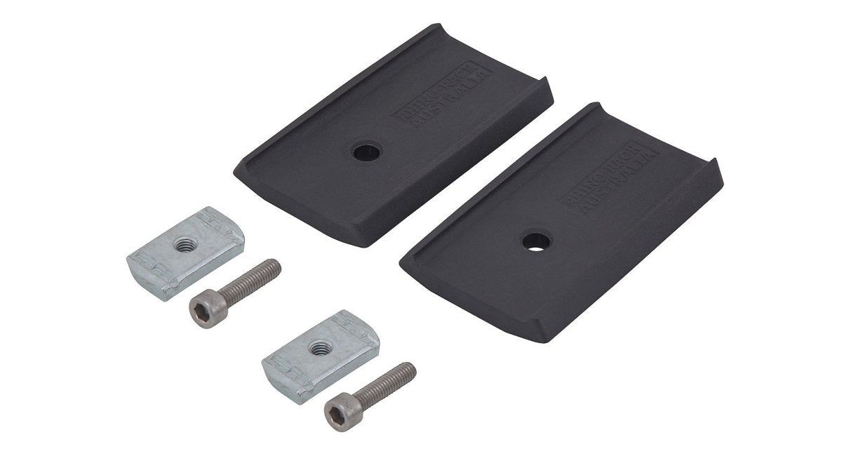 Kit 2x Barres de Toit 1260mm + RCH Trackmount - RHINO-RACK - Nissan Navara D22