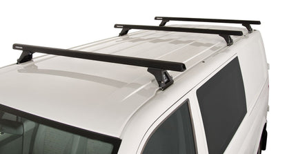 Kit 3 Barres de Toit Heavy Duty 1500mm Noir VW T5/T6 - RHINO-RACK - VW Transporter T5