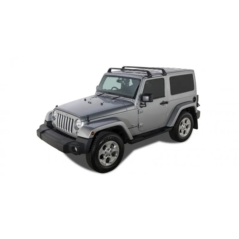 Kit de 2 Barres de Toit Vortex SG Black - Jeep JK/JL - RHINO-RACK - Jeep JK