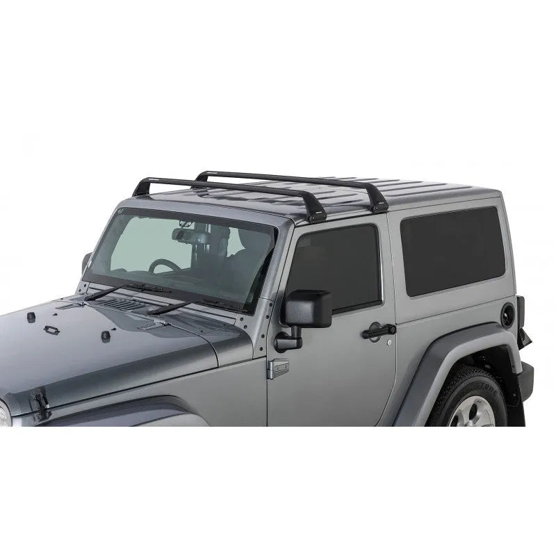 Kit de 2 Barres de Toit Vortex SG Black - Jeep JK/JL - RHINO-RACK - Jeep JK