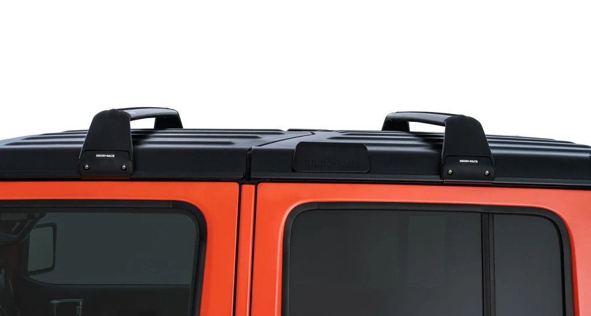Kit de 2x Barres de toit Vortex SG Black - Jeep JK/JL/JT 4 portes - RHINO-RACK - Jeep Gladiator JT