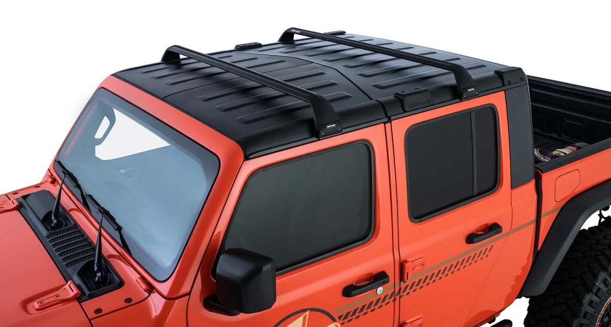 Kit de 2x Barres de toit Vortex SG Black - Jeep JK/JL/JT 4 portes - RHINO-RACK - Jeep Gladiator JT