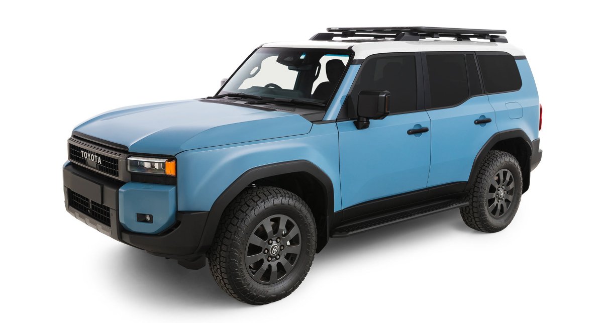 Kit Galerie de Toit Land Cruiser Prado 250 avec Rails - RHINO-RACK - Toyota Land Cruiser J250