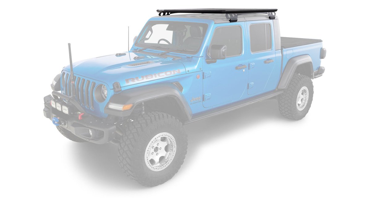 Kit Galerie de Toit Overlanding Jeep JK/JL & Gladiator JT - RHINO-RACK - Jeep Gladiator JT