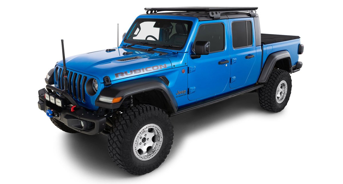 Kit Galerie de Toit Overlanding Jeep JK/JL & Gladiator JT - RHINO-RACK - Jeep Gladiator JT