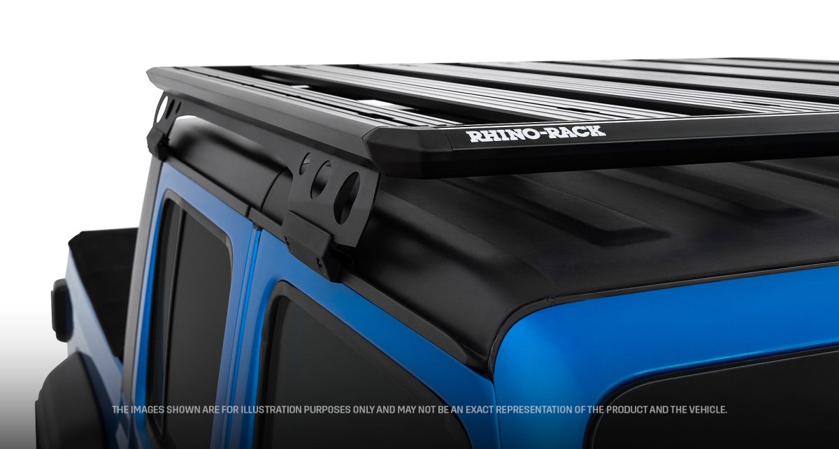 Kit Galerie de Toit Overlanding Jeep JK/JL & Gladiator JT - RHINO-RACK - Jeep Gladiator JT