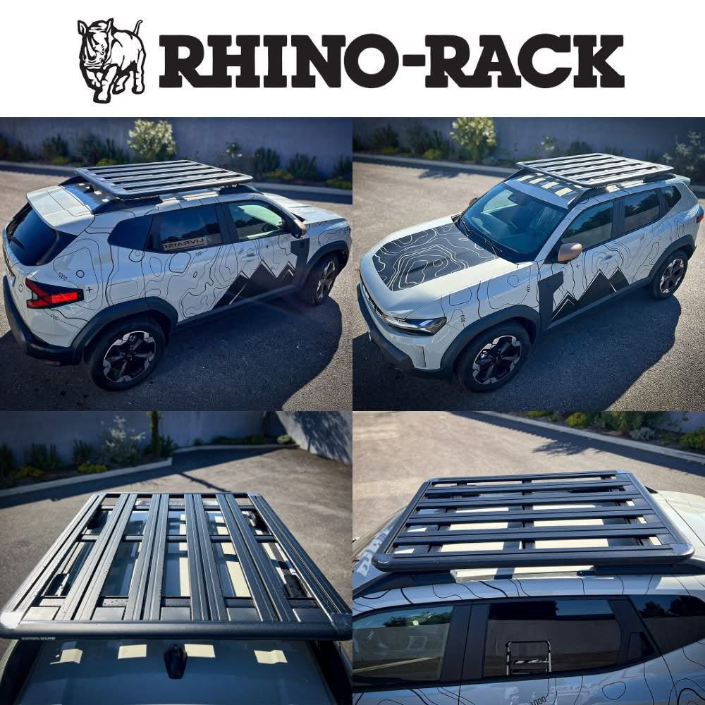 Kit Galerie intégrale Pioneer 1300x1240mm - Dacia Duster 2024+ - RHINO-RACK - Dacia Duster 2024+