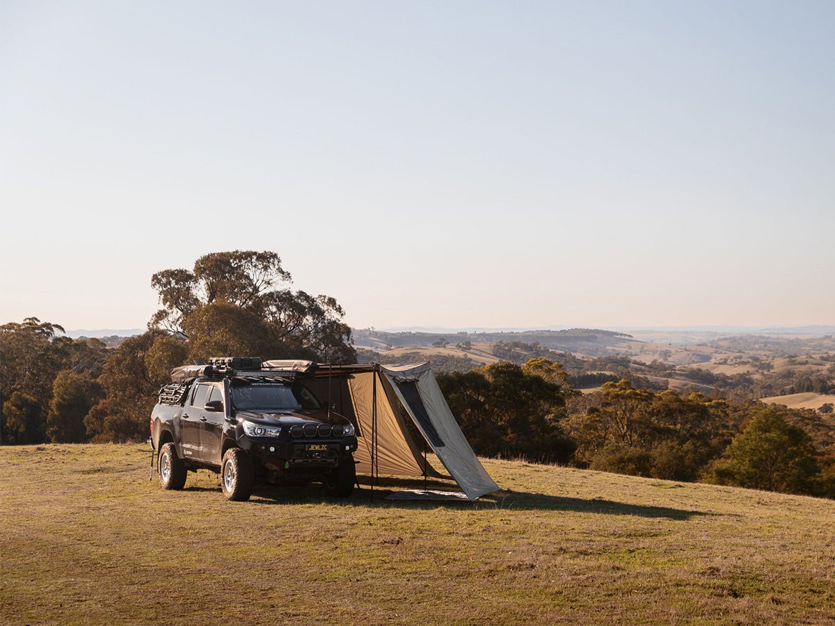 Kit Murs Auvent Batwing 180° - Extension Abri Tout-Terrain - RHINO-RACK - BYD Shark 2024+