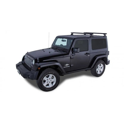 Kit x2 Barres de Toit 1500mm Heavy Duty (Système Backbone) - Jeep Wrangler JK 2 portes - RHINO-RACK - Jeep JK