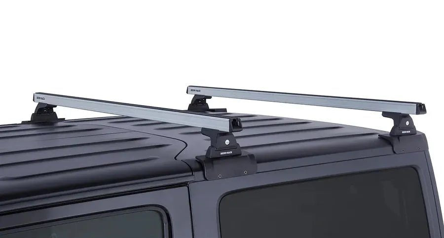 Kit x2 Barres de Toit 1500mm Heavy Duty (Système Backbone) - Jeep Wrangler JK 2 portes - RHINO-RACK - Jeep JK