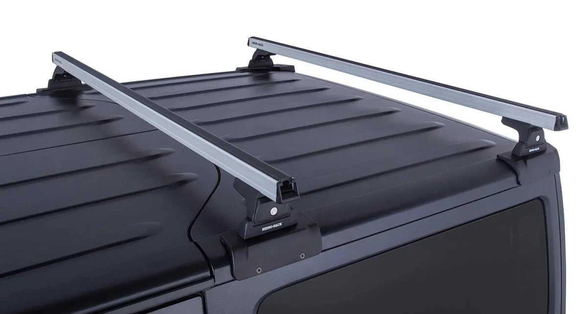 Kit x2 Barres de Toit 1500mm Heavy Duty (Système Backbone) - Jeep Wrangler JK 2 portes - RHINO-RACK - Jeep JK
