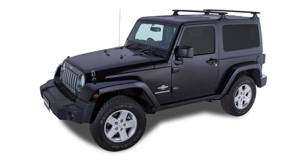Kit x2 Barres de Toit 1500mm Sportz - Jeep Wrangler JK 2 portes - RHINO-RACK - Jeep JK