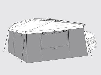 Pack Auvent 270° Auto-portant + Parois | Batwing Côté Droite - RHINO-RACK - BYD Shark 2024+