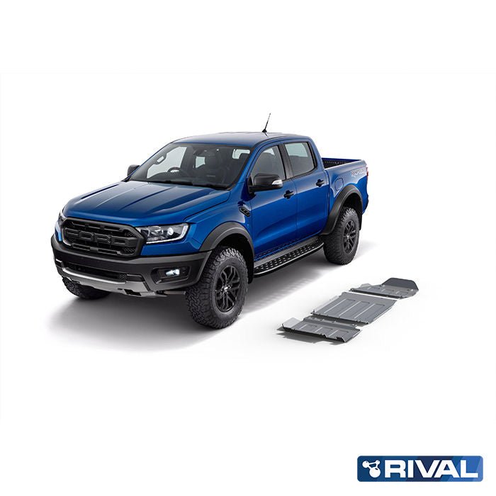 Kit Protections Inférieures Ford Raptor 2018-2022 Aluminium 6mm - Rival4x4 - Ford Raptor 2018-2022