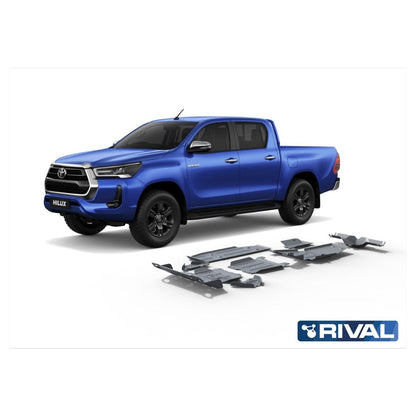 Kit Protections Intégrales RIVAL Toyota Hilux Revo (2016+) - Aluminium 6mm - Toyota Hilux 2016+