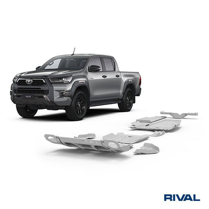 Kit Protections Intégrales RIVAL Toyota Hilux Revo (2016+) - Aluminium 6mm - Toyota Hilux 2016+