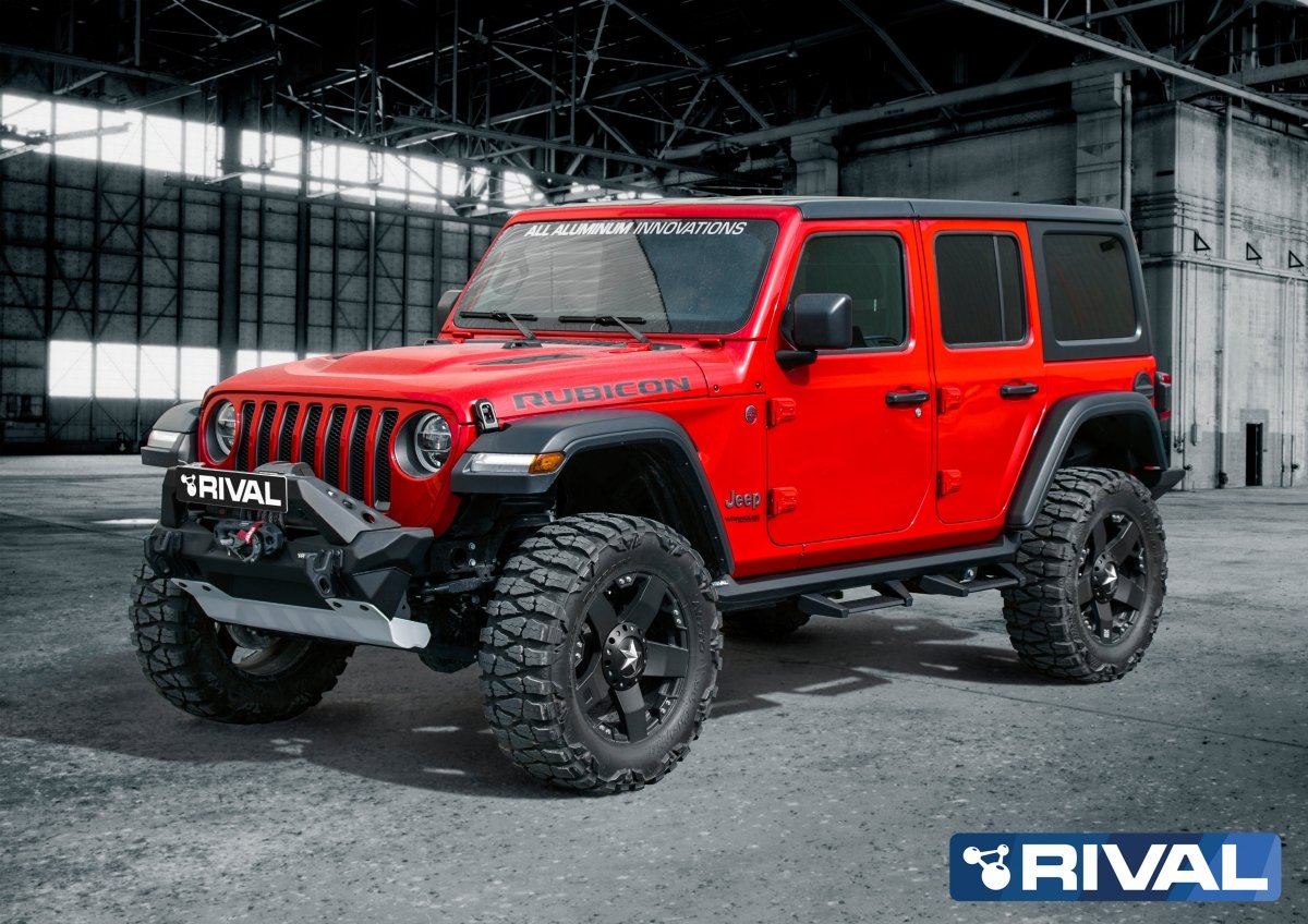 Marche-pieds RIVAL4x4 RockSlider - Jeep Wrangler JLU Off-Road - Jeep JL