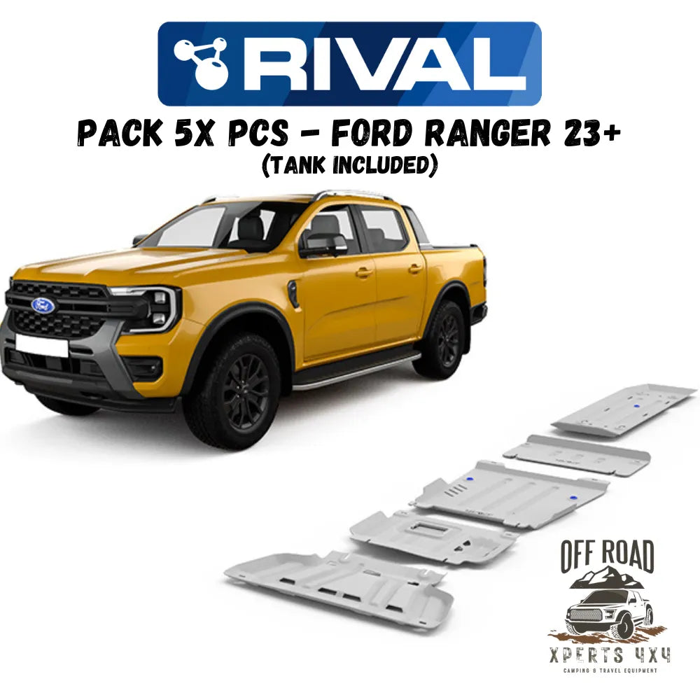 Pack Protections Inferieures Ford Ranger 2023+ | RIVAL 4x4 - Ford Ranger/Raptor 2023+