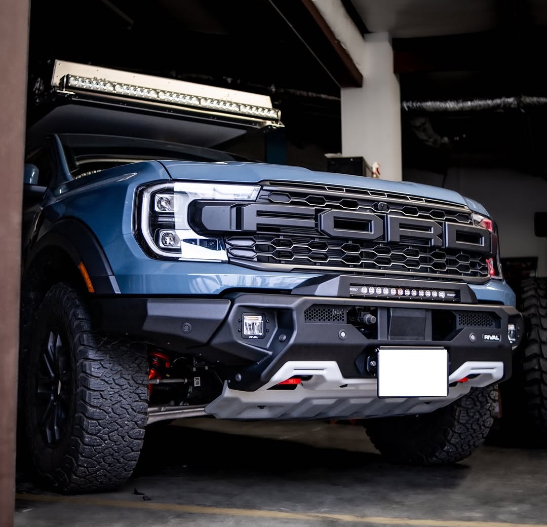 Pare-choc Avant Rival 4x4 Ford Raptor 2023+ | Aluminium Noir - Ford Ranger/Raptor 2023+