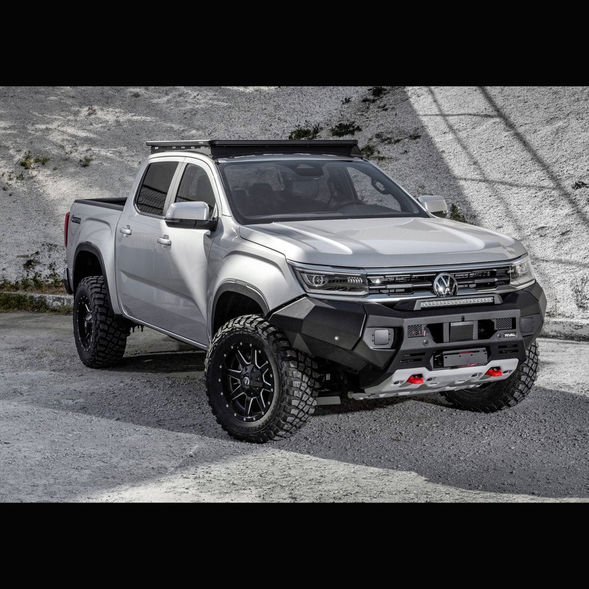 Pare-choc Avant Rival 4x4 VW AMAROK 2023+ | Aluminium Noir - VW Amarok 2023+