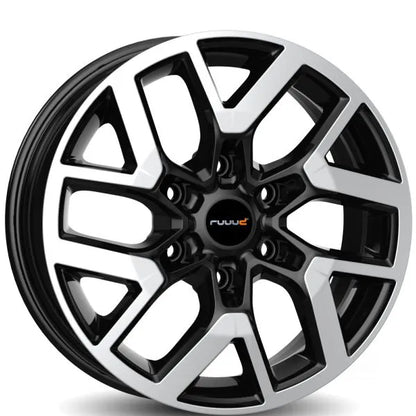 Jante Aluminium RUUUD Bastogne 7.5x19 6x120 ET52 Black - Dacia Duster 2024+