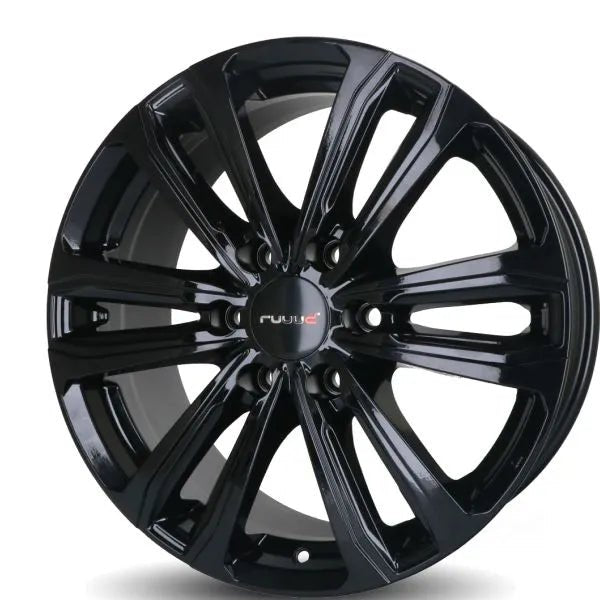 Jante Aluminium RUUUD Namur 7.5x17 6x125 ET50 CTR74.1 - Gloss Black - Dacia Duster 2024+