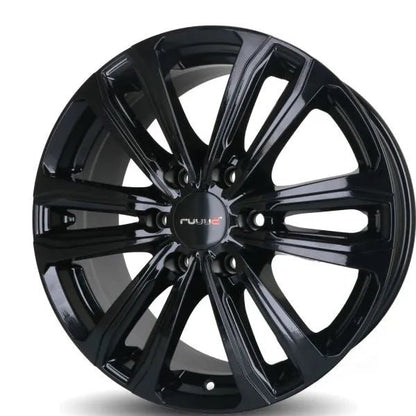 Jante Aluminium RUUUD Namur 7.5x17 6x125 ET50 CTR74.1 - Gloss Black - Dacia Duster 2024+