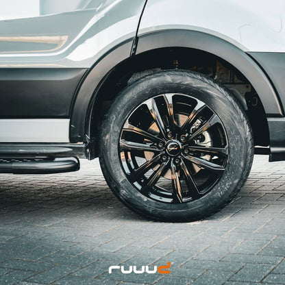 Jante Aluminium RUUUD Namur 7.5x17 6x125 ET50 CTR74.1 - Gloss Black - Dacia Duster 2024+