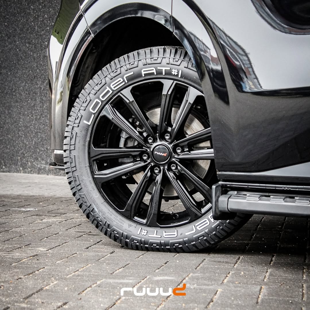 Jante Aluminium RUUUD Namur 7.5x17 6x125 ET50 CTR74.1 - Gloss Black - Dacia Duster 2024+