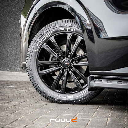 Jante Aluminium RUUUD Namur 7.5x17 6x125 ET50 CTR74.1 - Gloss Black - Dacia Duster 2024+