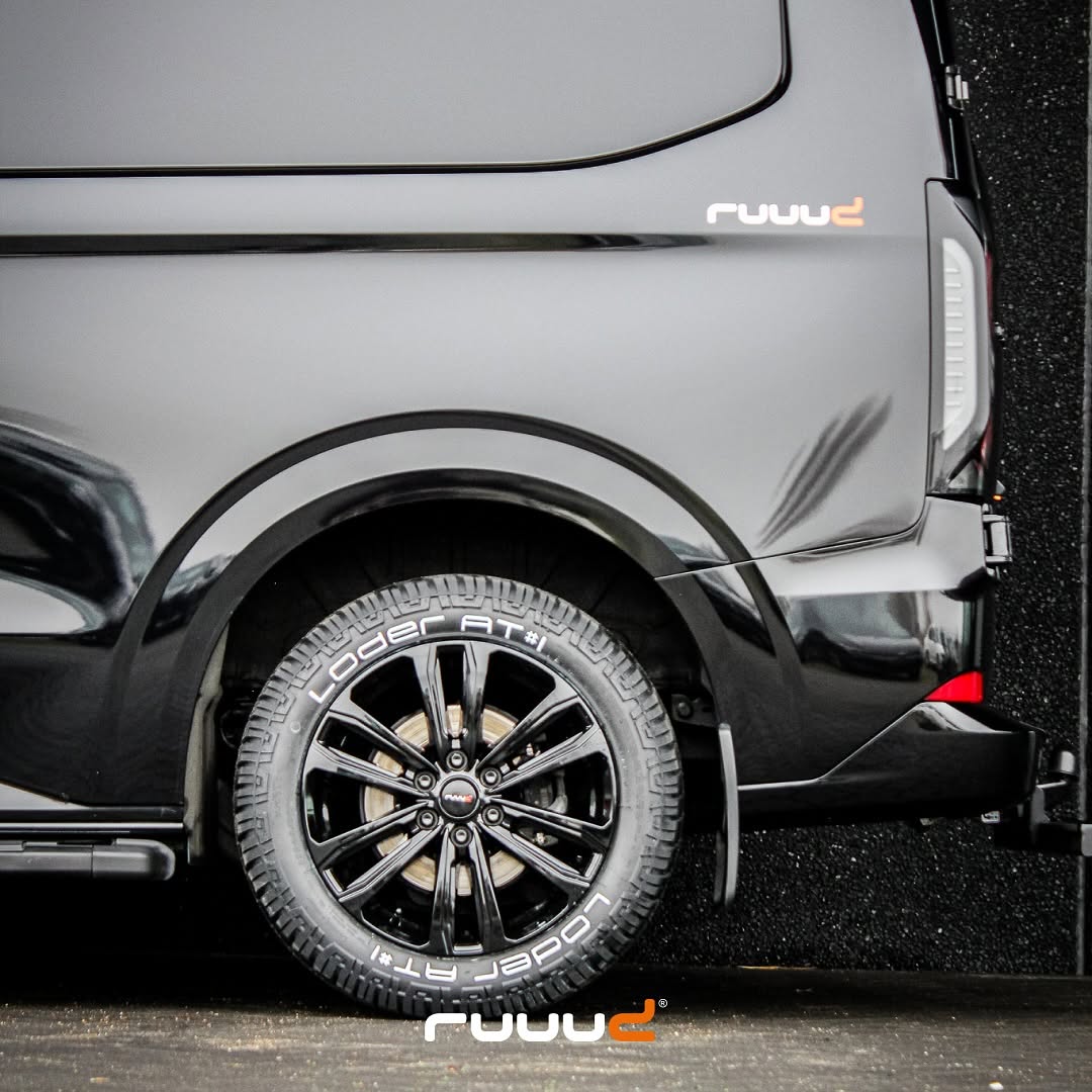 Jante Aluminium RUUUD Namur 7.5x17 6x125 ET50 CTR74.1 - Gloss Black - Dacia Duster 2024+