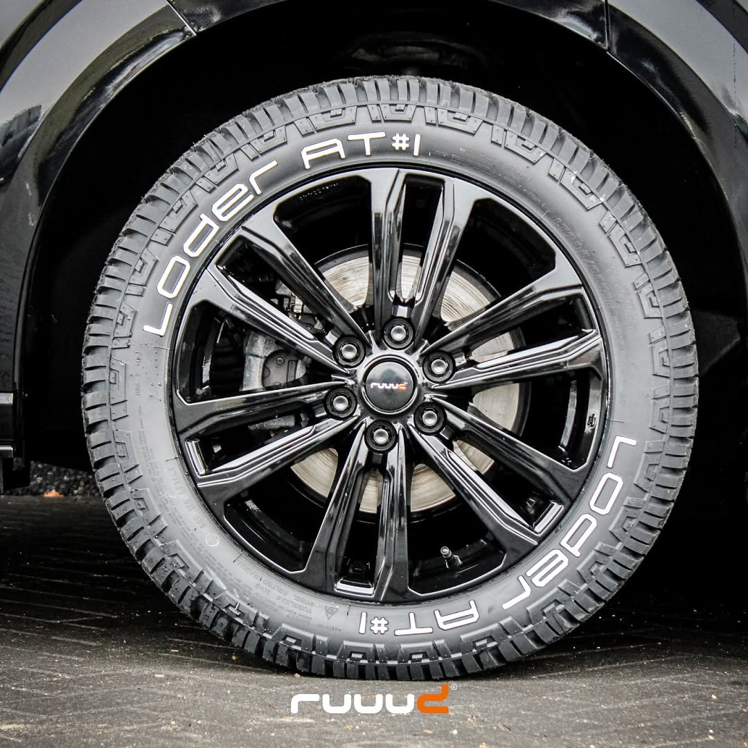 Jante Aluminium RUUUD Namur 7.5x17 6x125 ET50 CTR74.1 - Gloss Black - Dacia Duster 2024+