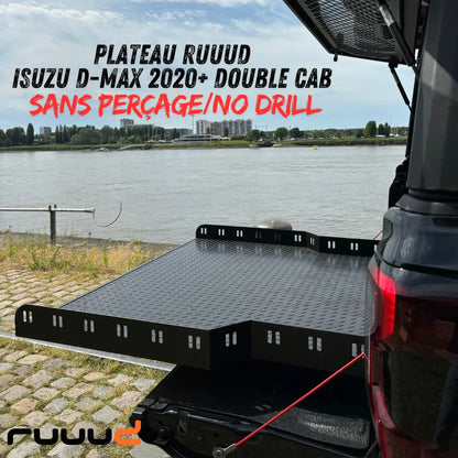 Plateau Coulissant Isuzu Dmax 2020+ | RUUUD – Sans Perçage, Ultra Résistant - Isuzu Dmax 2020+