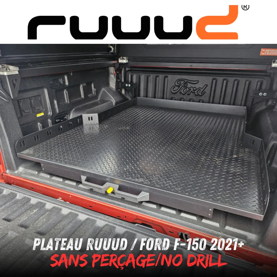Plateau Coulissant RUUUD Ford F-150 2021+ | Installation Sans Perçage - Ford F150