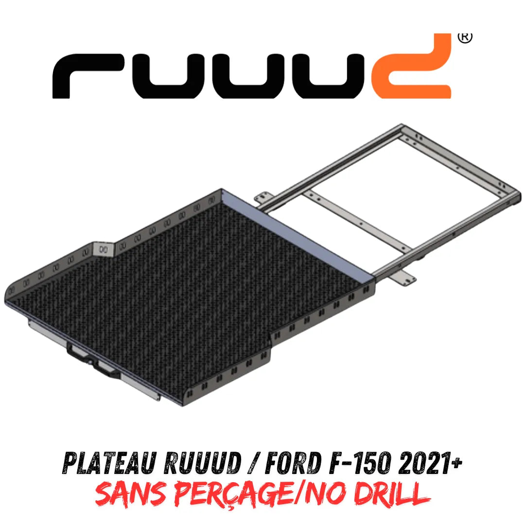 Plateau Coulissant RUUUD Ford F-150 2021+ | Installation Sans Perçage - Ford F150