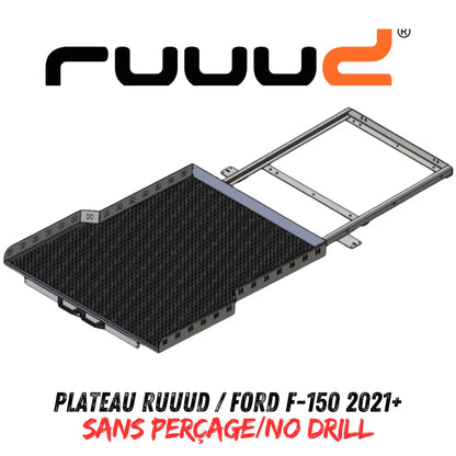 Plateau Coulissant RUUUD Ford F-150 2021+ | Installation Sans Perçage - Ford F150
