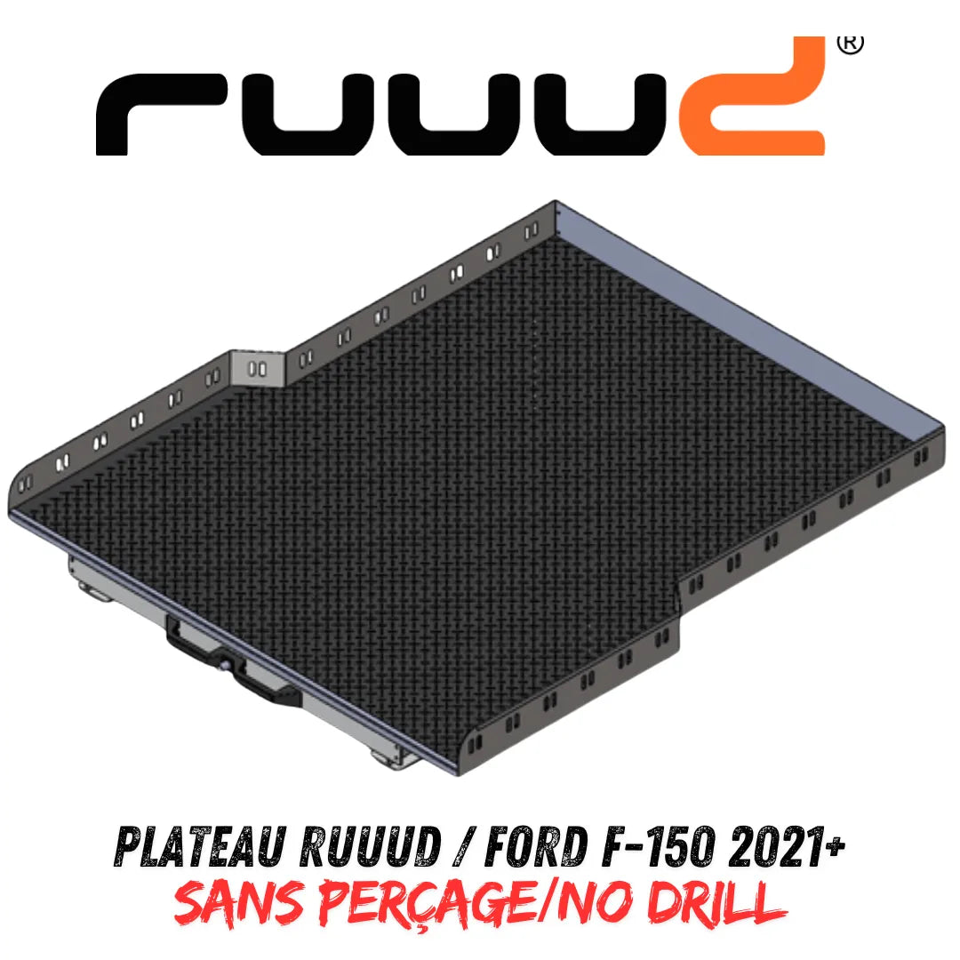 Plateau Coulissant RUUUD Ford F-150 2021+ | Installation Sans Perçage - Ford F150