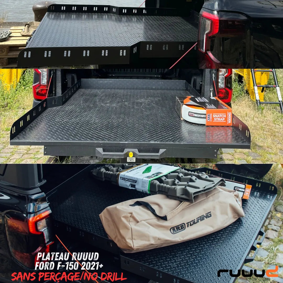 Plateau Coulissant RUUUD Ford F-150 2021+ | Installation Sans Perçage - Ford F150