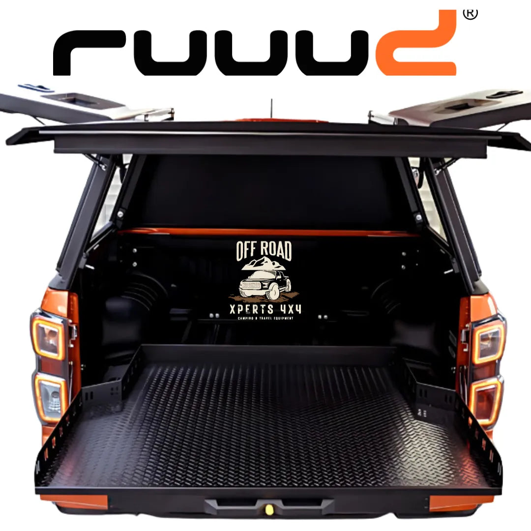 Plateau Coulissant RUUUD Ford Ranger 2023+ SUPER-CAB | Installation Sans Perçage - Ford Ranger/Raptor 2023+
