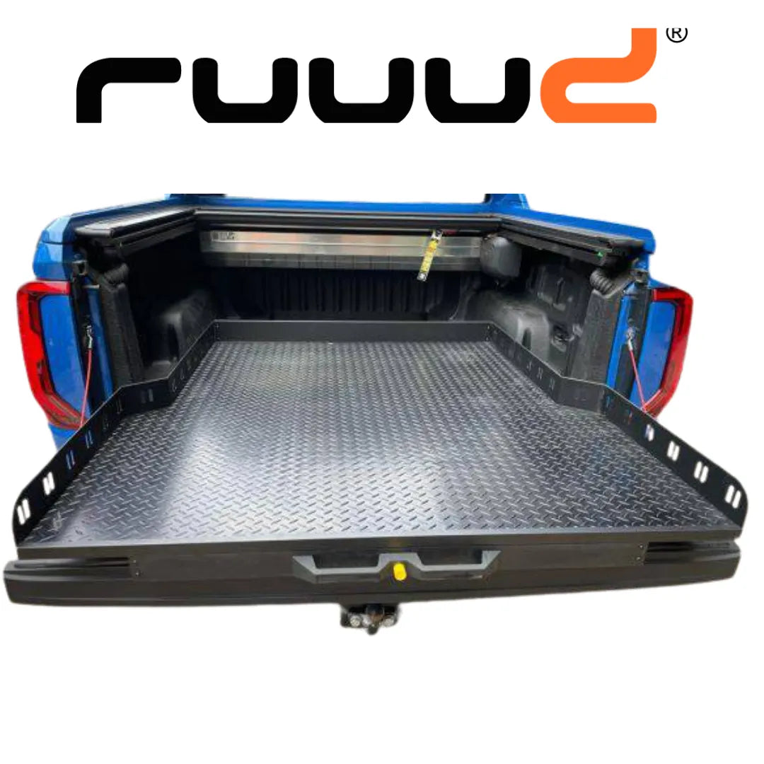 Plateau Coulissant RUUUD Ford Ranger 2023+ SUPER-CAB | Installation Sans Perçage - Ford Ranger/Raptor 2023+