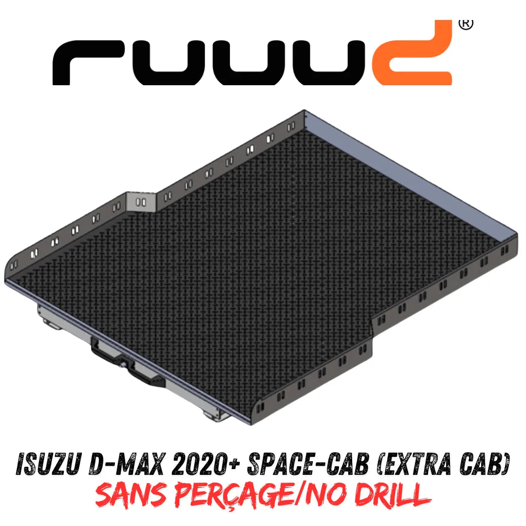 Plateau Coulissant RUUUD Isuzu D-Max 2020+ Space-Cab | Installation Sans Perçage - Isuzu Dmax 2020+