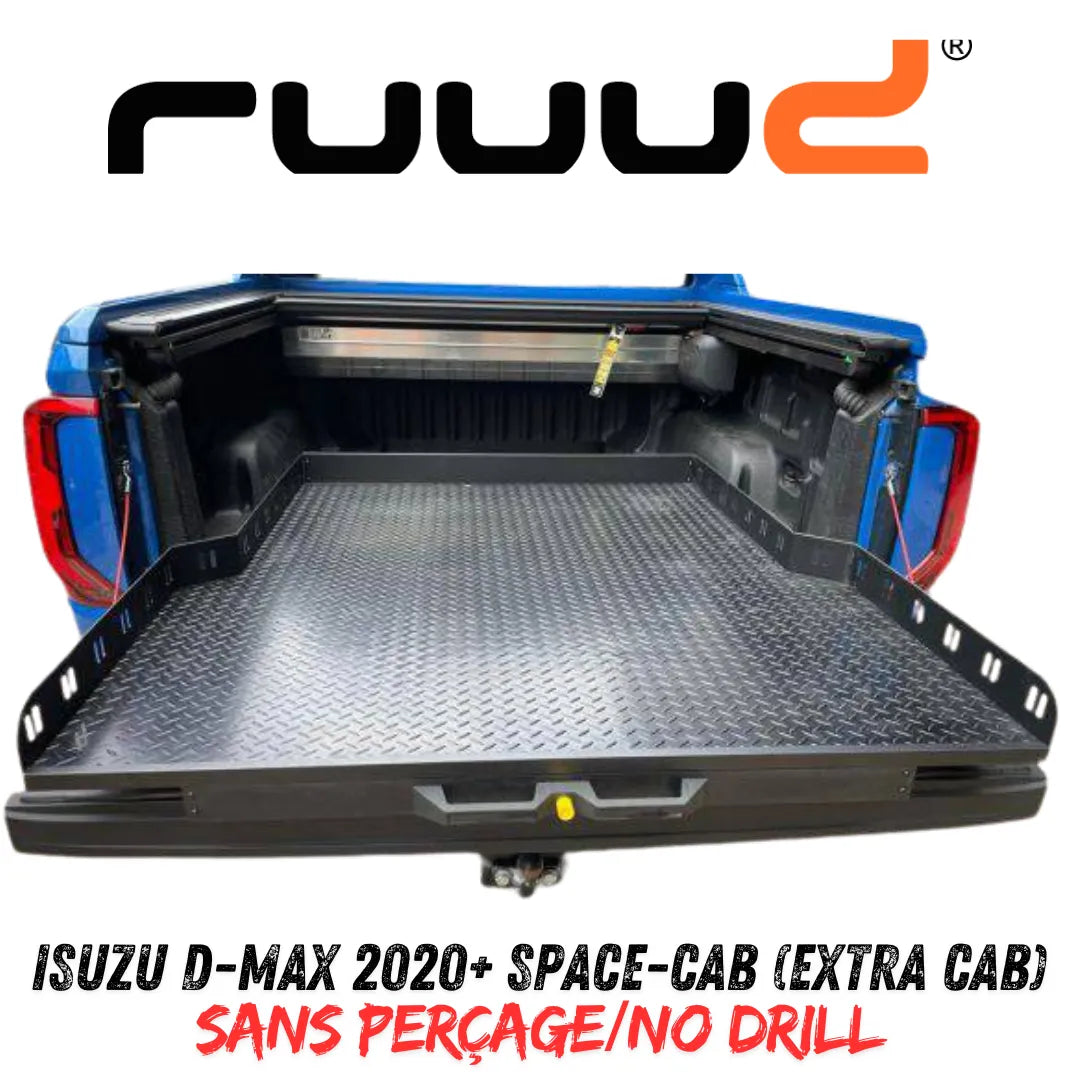 Plateau Coulissant RUUUD Isuzu D-Max 2020+ Space-Cab | Installation Sans Perçage - Isuzu Dmax 2020+