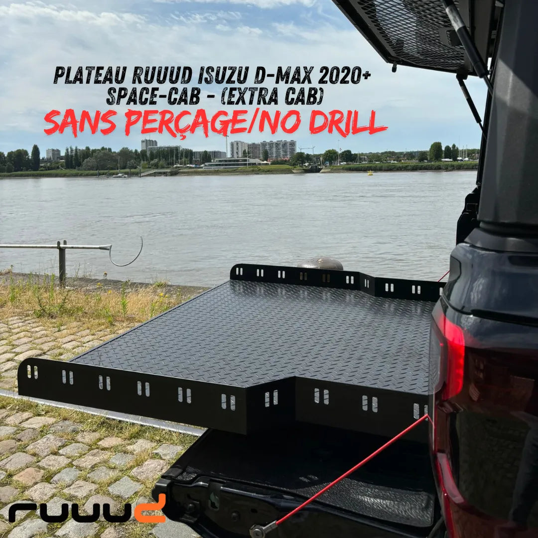 Plateau Coulissant RUUUD Isuzu D-Max 2020+ Space-Cab | Installation Sans Perçage - Isuzu Dmax 2020+