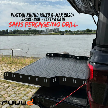 Plateau Coulissant RUUUD Isuzu D-Max 2020+ Space-Cab | Installation Sans Perçage - Isuzu Dmax 2020+